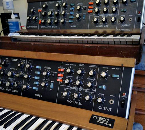 Moogs at Synth Restore
